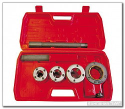  Плашки трубн 1/2"-3/4-1" + плашкодерж с трещ. БМ