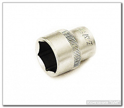 Головка торц 14мм 6-гр 1/2"DR CrV БМ